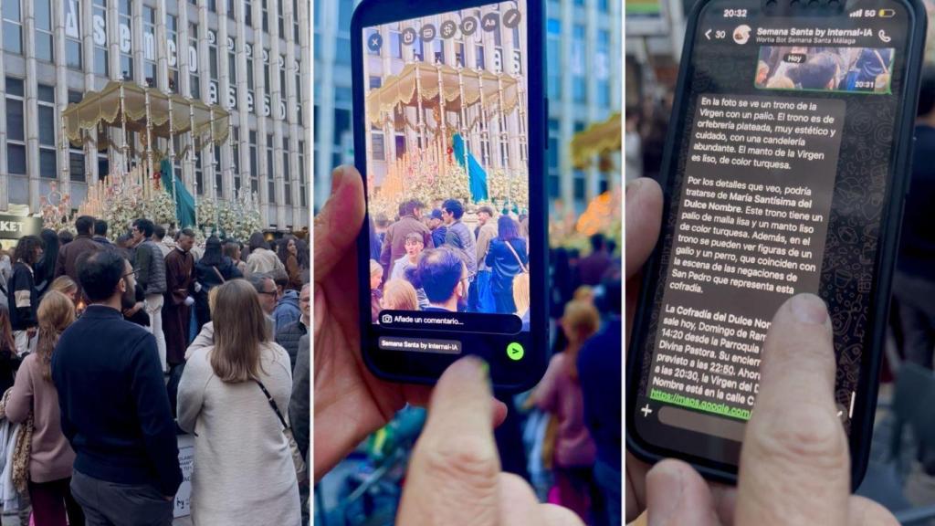 El asistente artificial con el que informarse sobre la Semana Santa de Málaga.