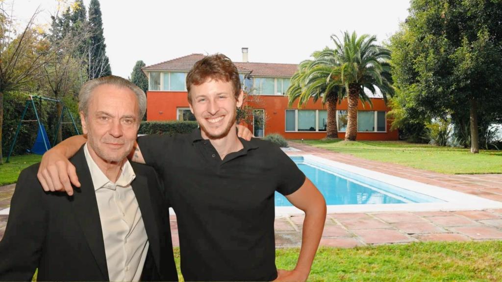 Montaje con José Coronado y Nicolás Coronado y su finca en Casarrubios del Monte (Toledo).