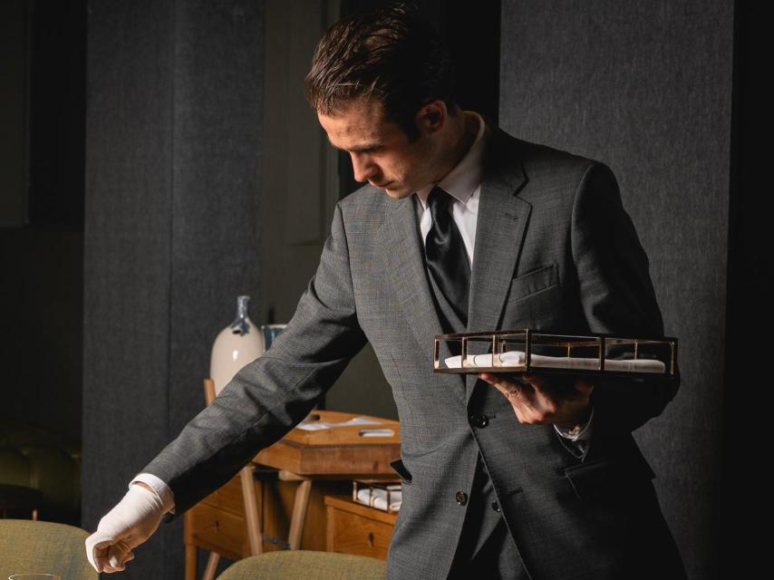 Javier Gil, jefe de sala del restaurante madrileño Gaytán.
