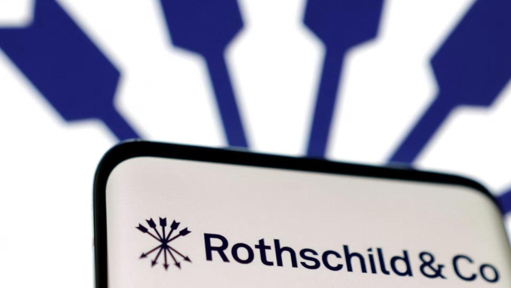 Logo de Rothschild & Co en un smartphone.