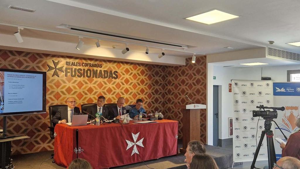 La rueda de prensa en la que se ha presentado el estudio.