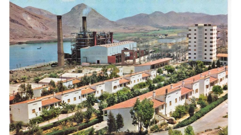 Postal del Valle de Escombreras en Murcia.