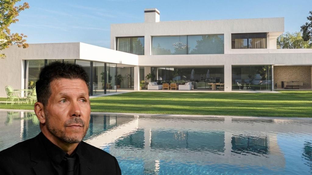 Entramos en la casa de Simeone (55 años) en Madrid