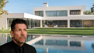 Entramos en la casa de Simeone (55 años) en Madrid