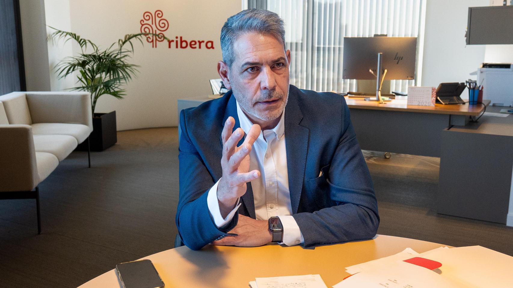 Pablo Gallart, CEO de Ribera, en su despacho.