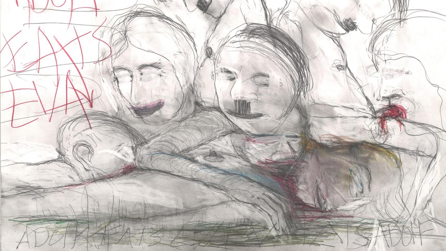 Paul McCarthy: 'A&E, Eva Eats Adolf Adolf Eats Eva, Polka Polka Father Son Mother Daughter, Adolf', 2020. Foto: ©PaulMcCarthy. CourtesyHouser & Wirth