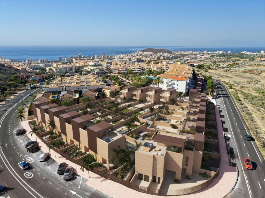 Simulación de Ocean Hills en el entorno urbano de Los Cristianos