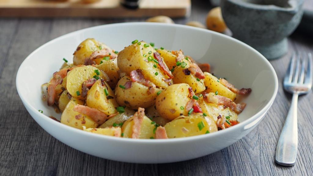 Patatas cocidas enriquecidas