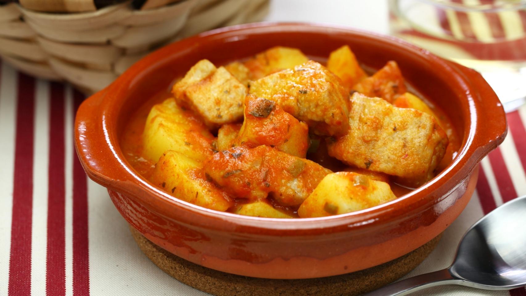 Una cazuela de marmitako