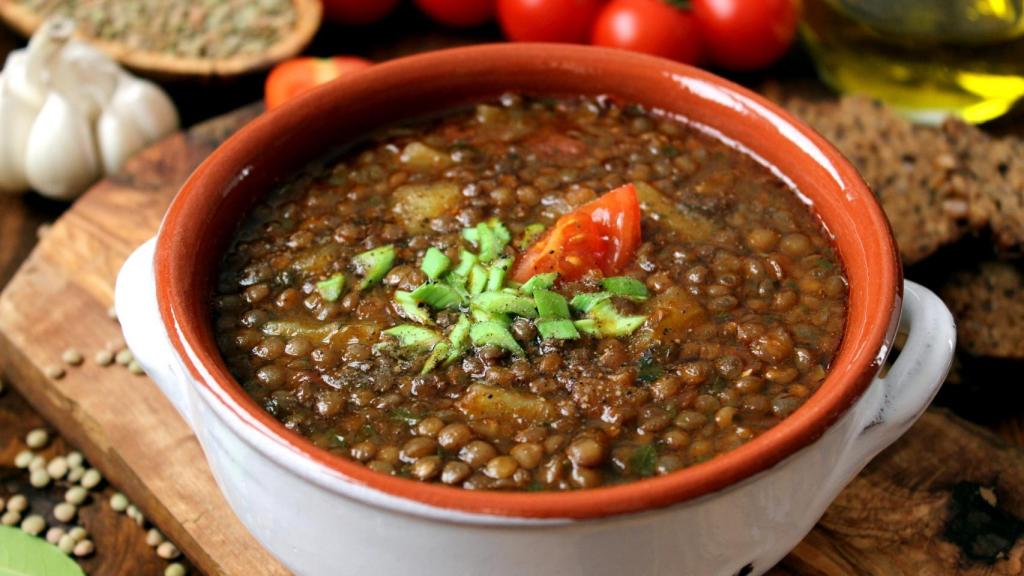 Un plato de lentejas