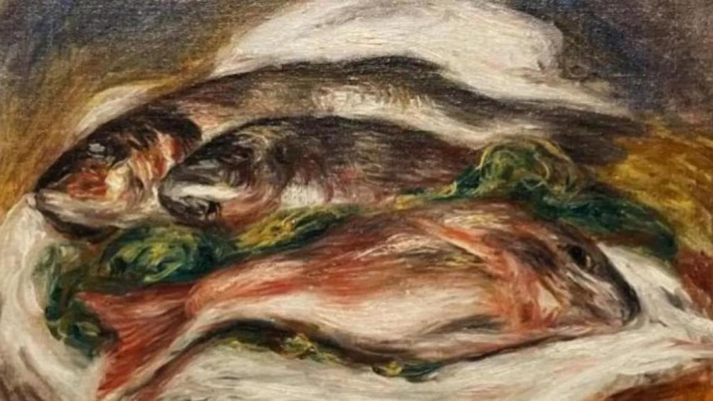 'Los Peces' de Renoir, uno de los tres cuadros robados de la colección de la Fundación Magnani-Rocca.