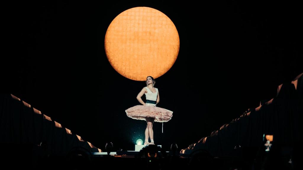 Rosalía, este lunes en el primero de sus cuatro conciertos consecutivos en Madrid. Foto: Sharon López