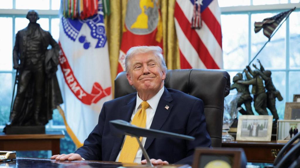 El presidente Trump en el Despacho Oval de la Casa Blanca.
