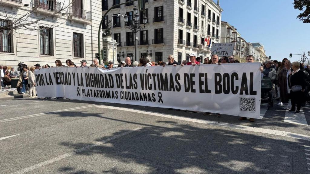 Una de las protestas ciudadanas que ha tenido lugar en Santander tras la tragedia de El Bocal.