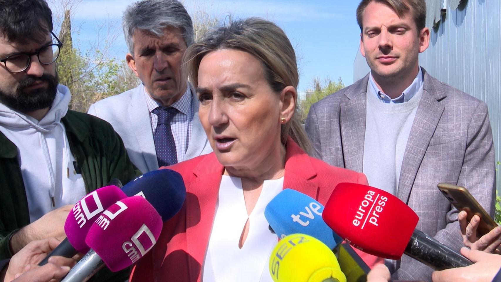 Milagros Tolón, ministra de Educación y Deporte, la semana pasada en Toledo.
