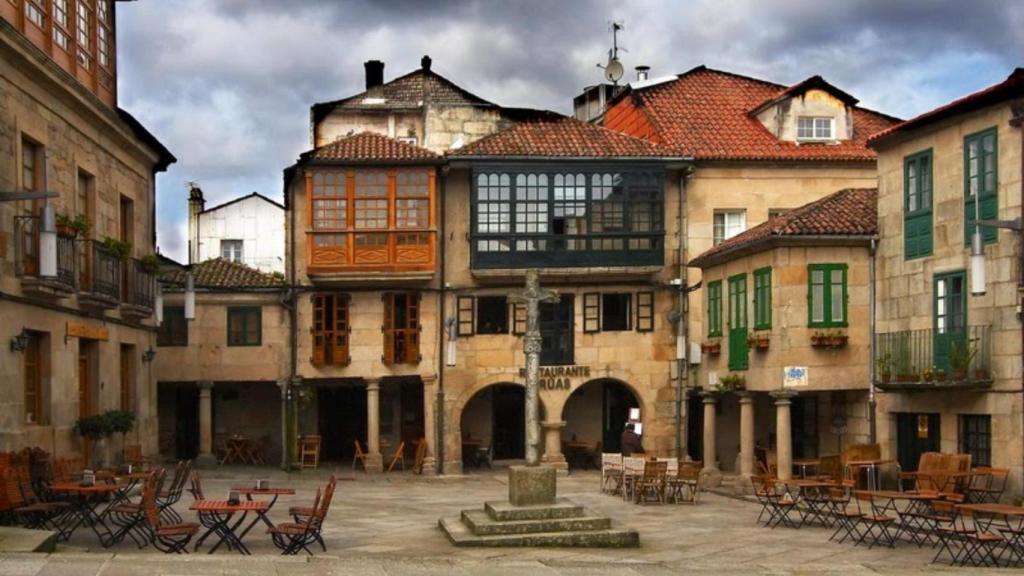 Praza da Leña, en Pontevedra