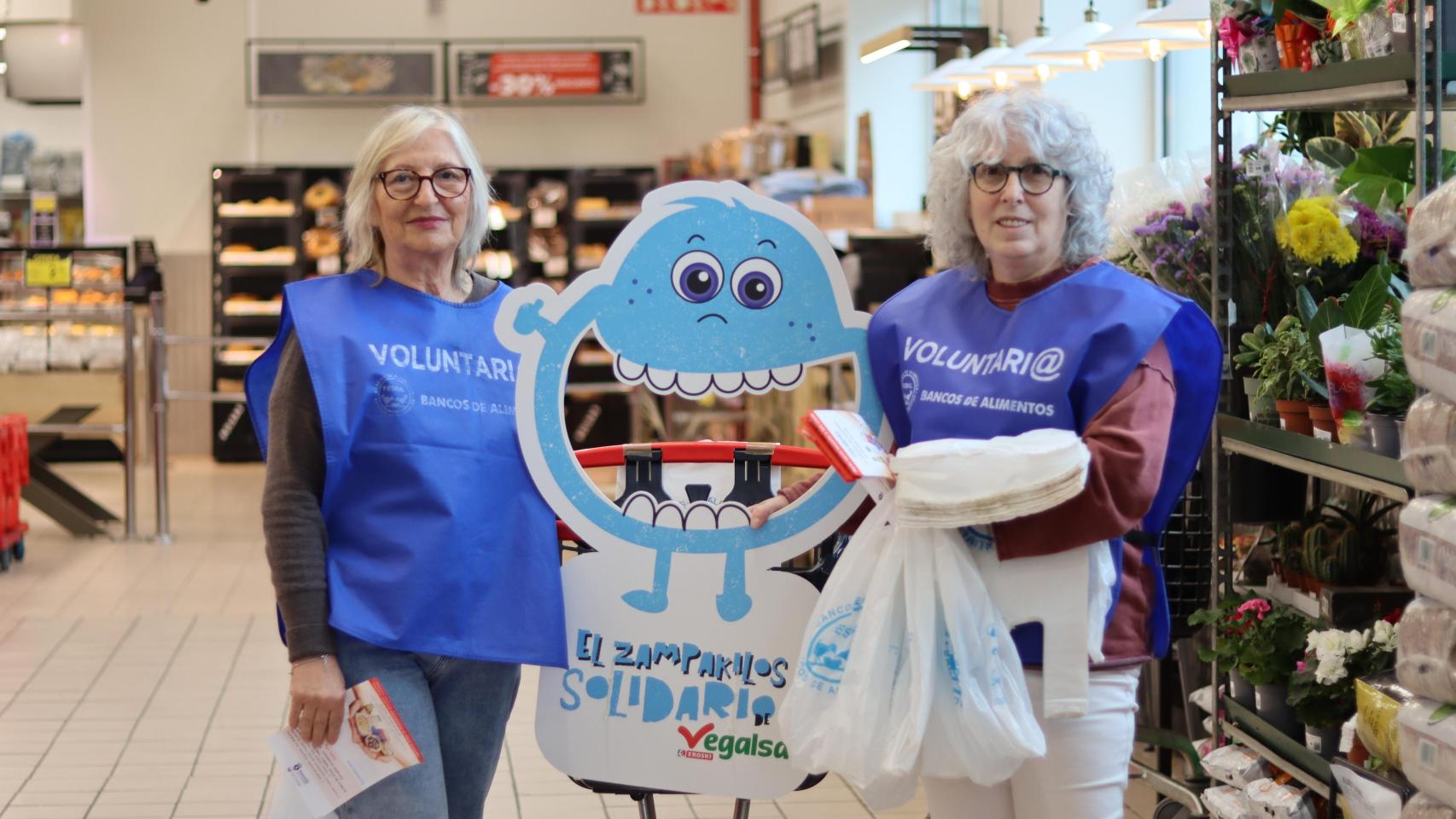Voluntarias de de la campaña Zampakilos Solidario