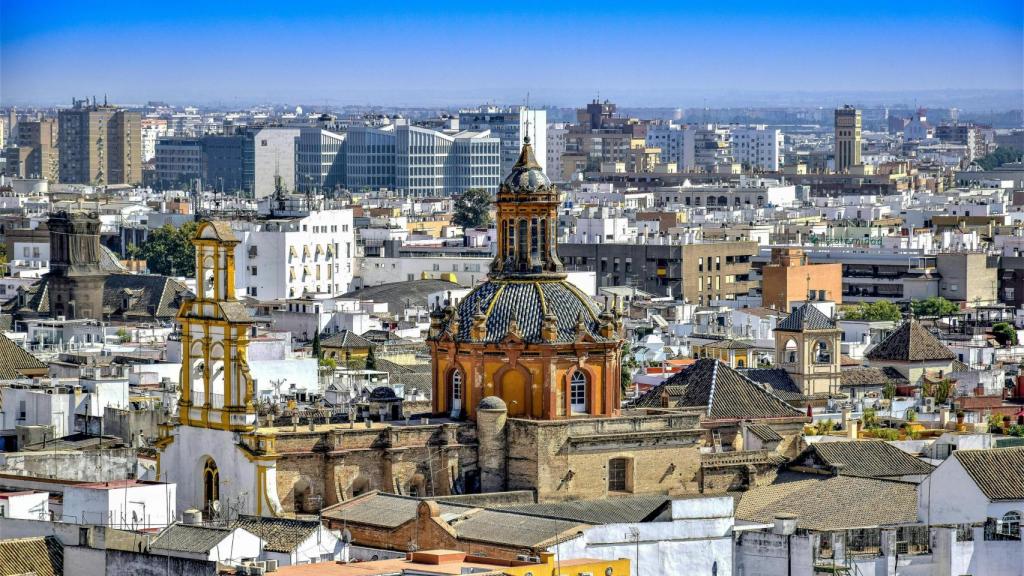 Imagen de Jerez de la Frontera a vista de pájaro.