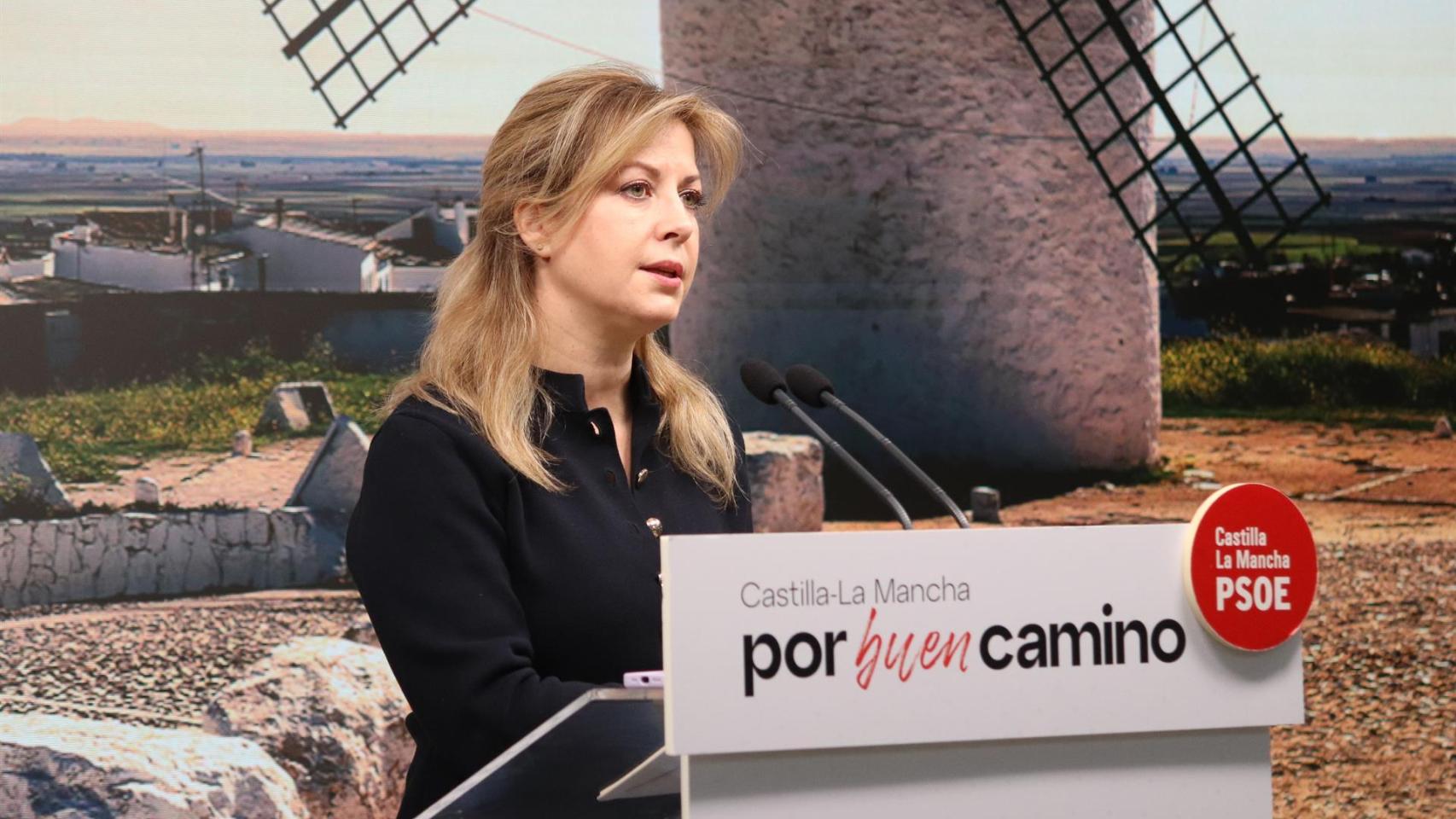 Ana Isabel Abengózar, portavoz del PSOE en las Cortes de Castilla-La Mancha. Foto: PSOE.