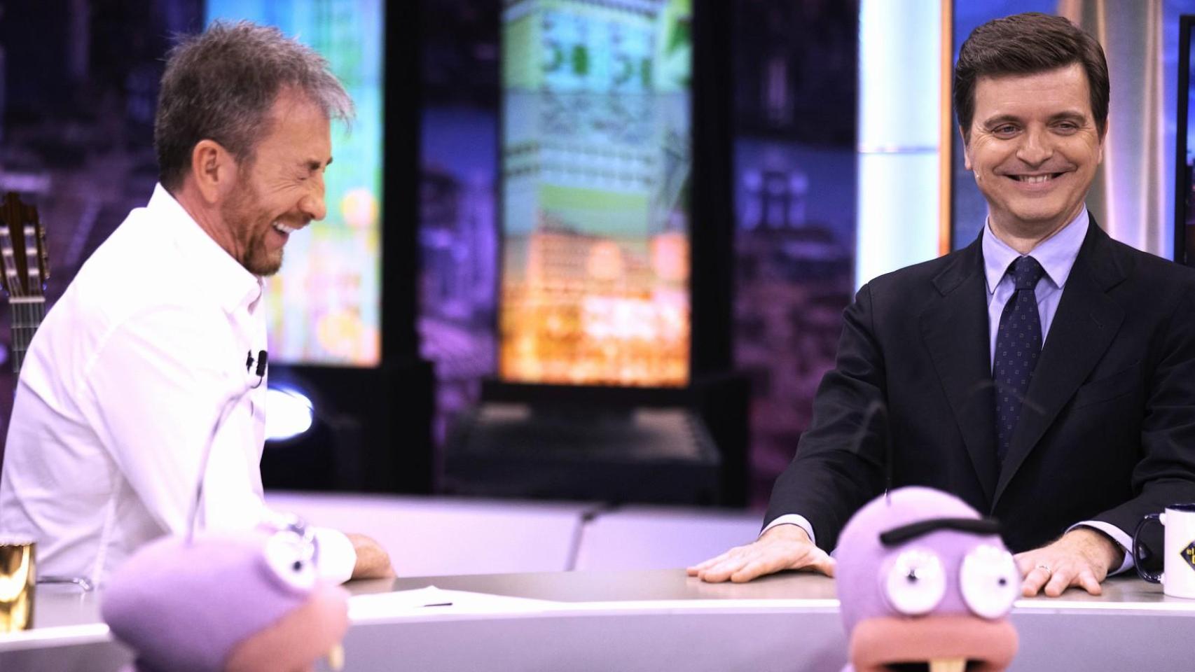 Pablo Motos y Marc Giró, en 'El Hormiguero' del pasado 5 de marzo.