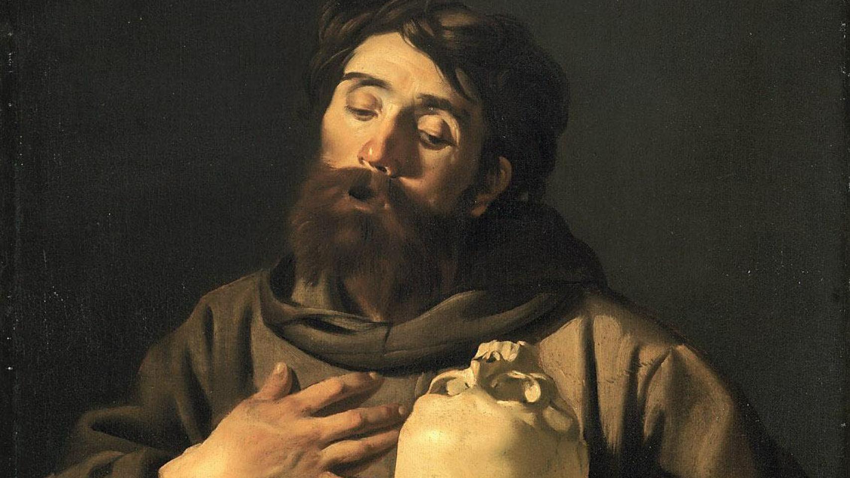Francisco de Asís. Retrato de Dirck van Baburen, hacia 1618. © Museo de Historia del Arte de Viena