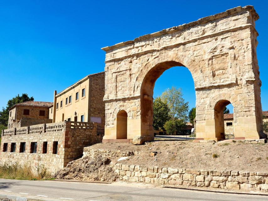 El arco romano de Medinaceli, en Soria.