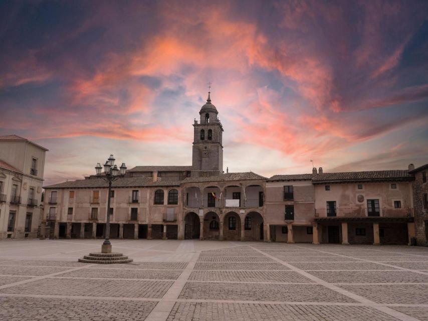 La Plaza Mayor de Medinaceli.