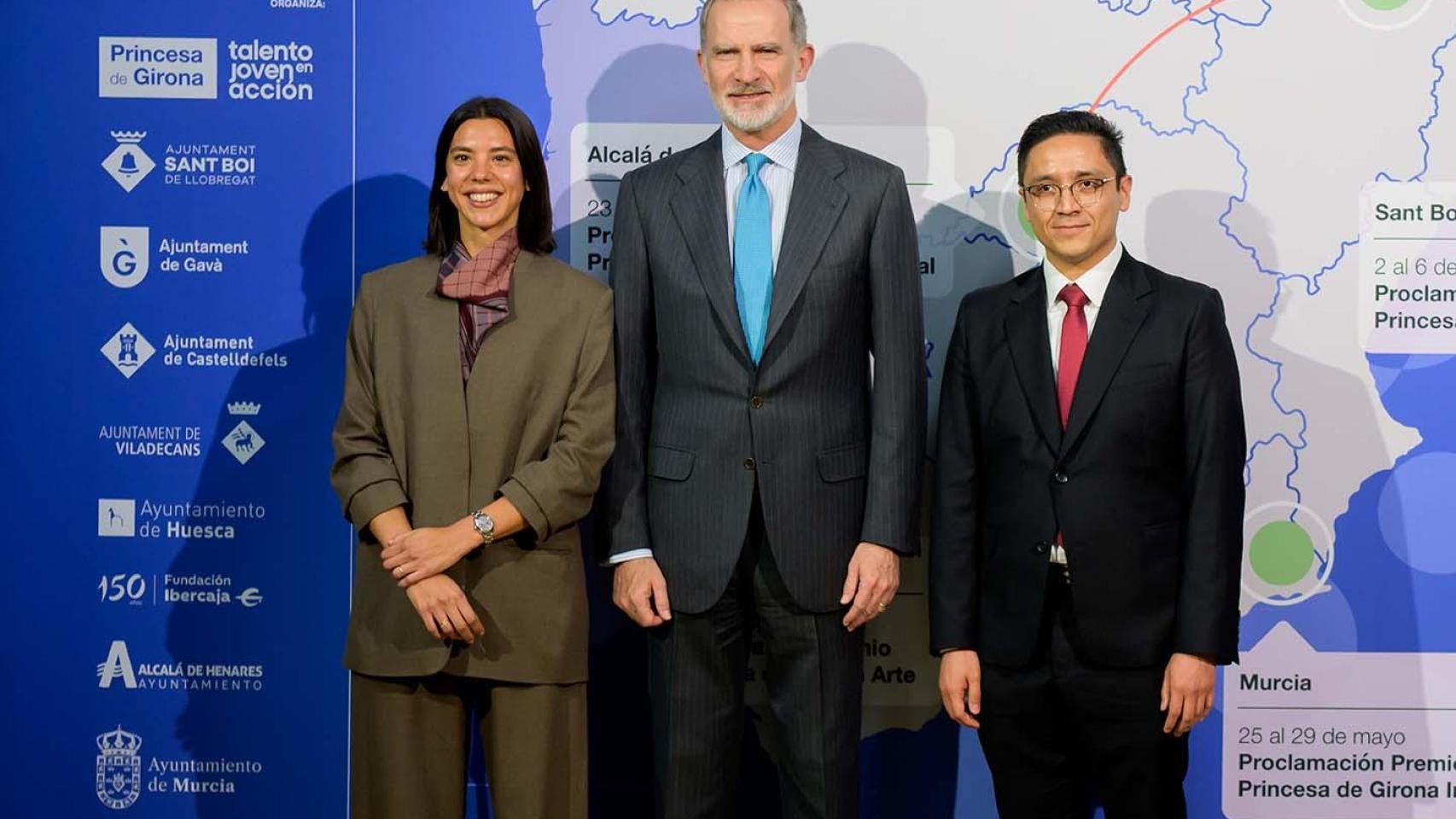 Su Majestad, don Felipe, en la entrega de los premios Princesa de Girona 2026.