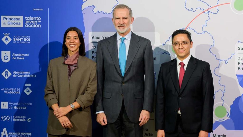 Su Majestad, don Felipe, en la entrega de los premios Princesa de Girona 2026.