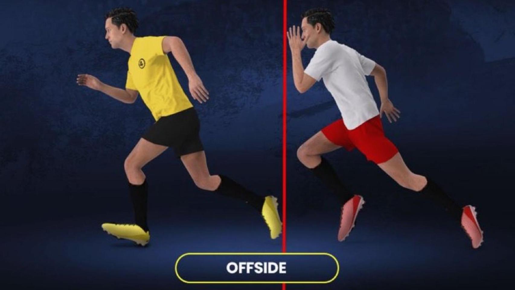 Así será el nuevo fuera de juego, a prueba por la FIFA