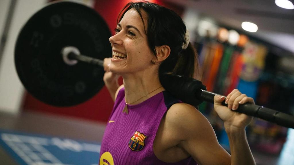 Aitana Bonmatí, en el gimnasio.