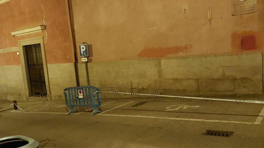 Plazas de aparcamiento anuladas.