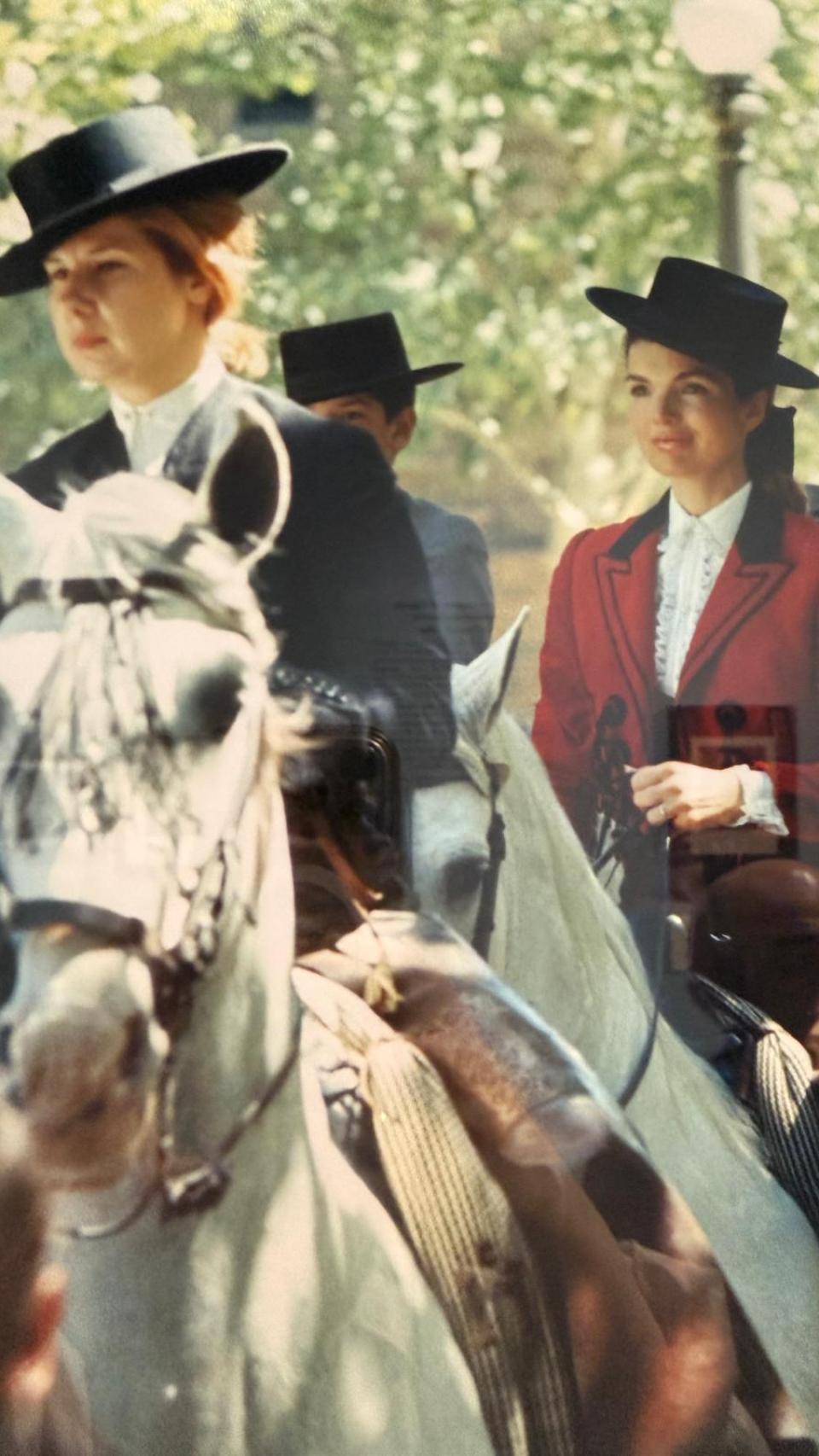 La duquesa de Alba con Jackie Kennedy.