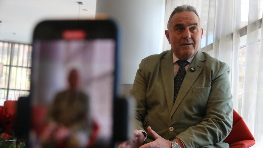 Francisco Gan Pampols, en una entrevista para EL ESPAÑOL