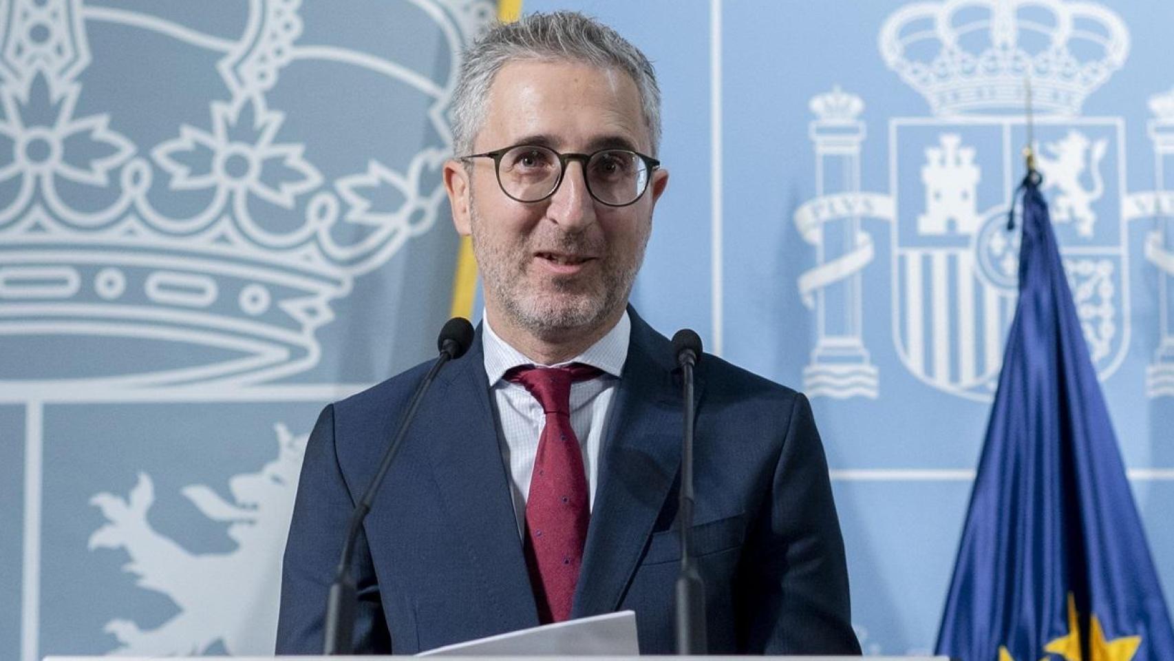 Arcadi España García, ministro de Hacienda.