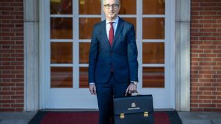 Arcadi España García, ministro de Hacienda.