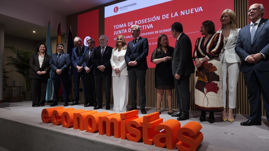 Acto de toma de posesión de la nueva Junta Directiva del Consello Galego de Economistas