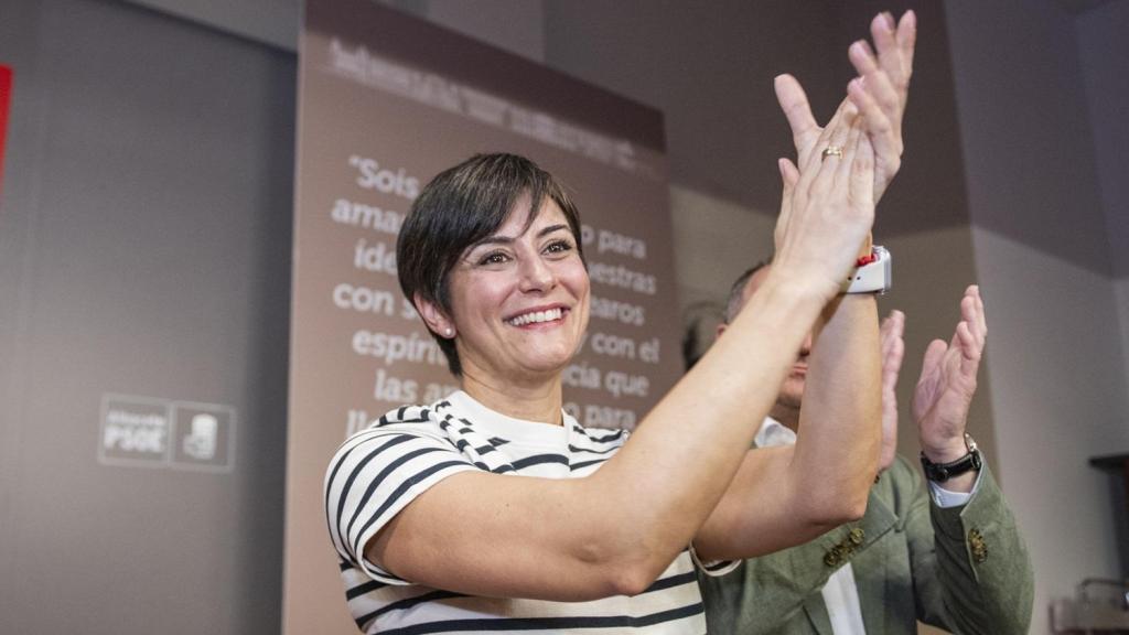 La ministra de Vivienda y Agenda Urbana, Isabel Rodríguez, durante el acto público.