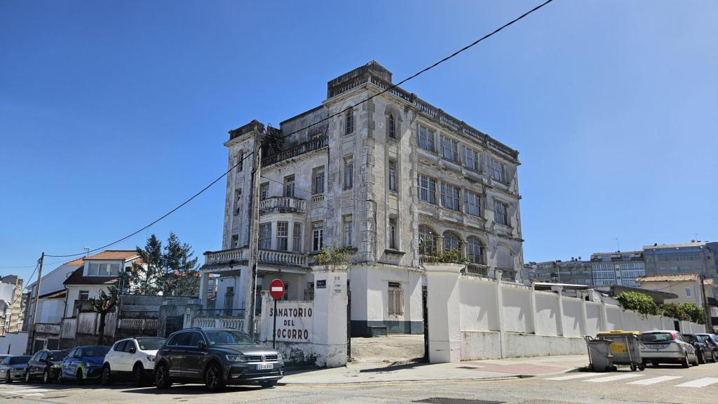 Sanatorio del Socorro en la Ciudad Jardín de A Coruña.