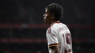 Lamine Yamal, durante el partido contra Egipto.