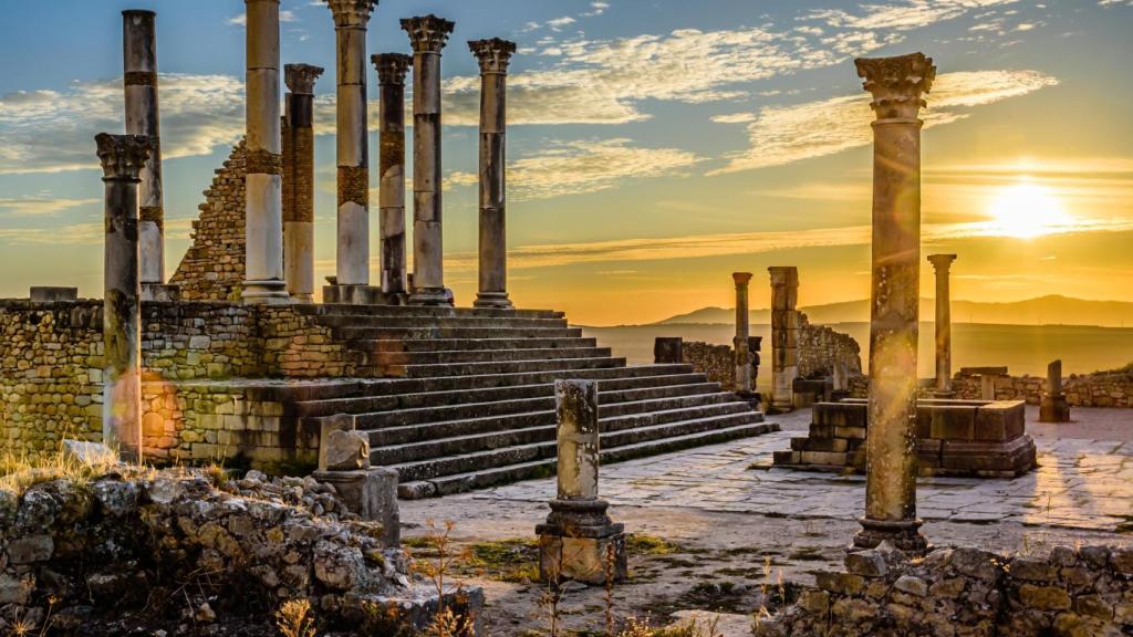 Restos de una ciudad romana.