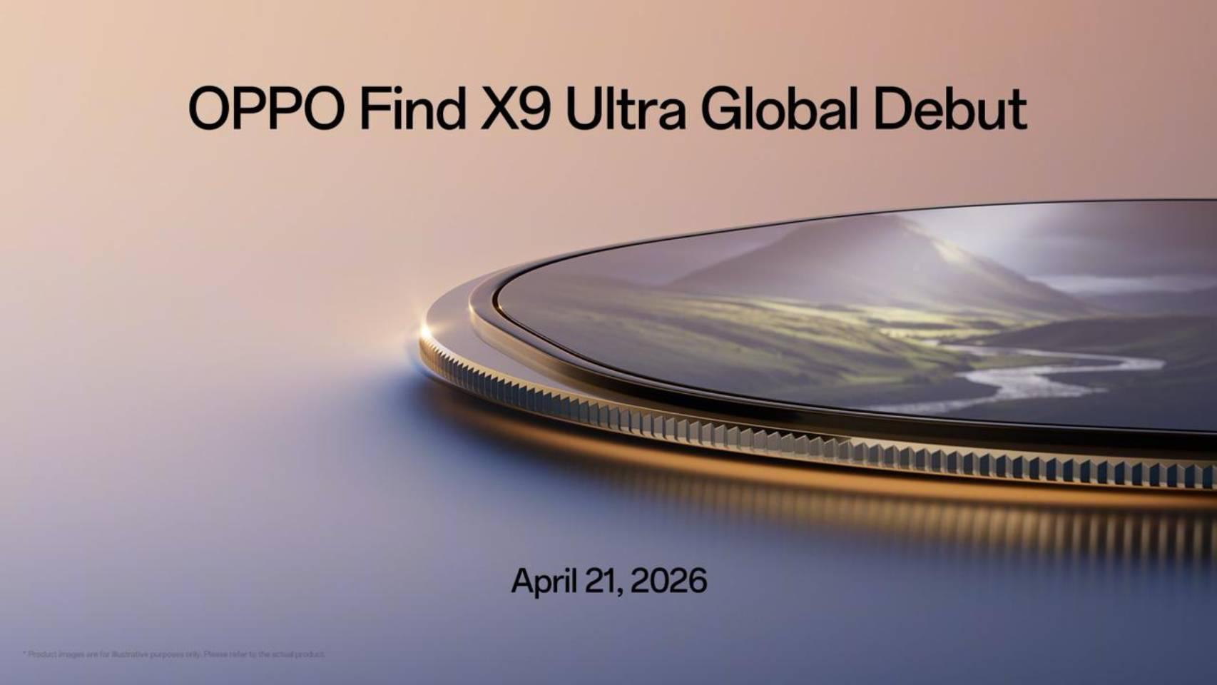 Cartel de anuncio del OPPO Find X9 Ultra.