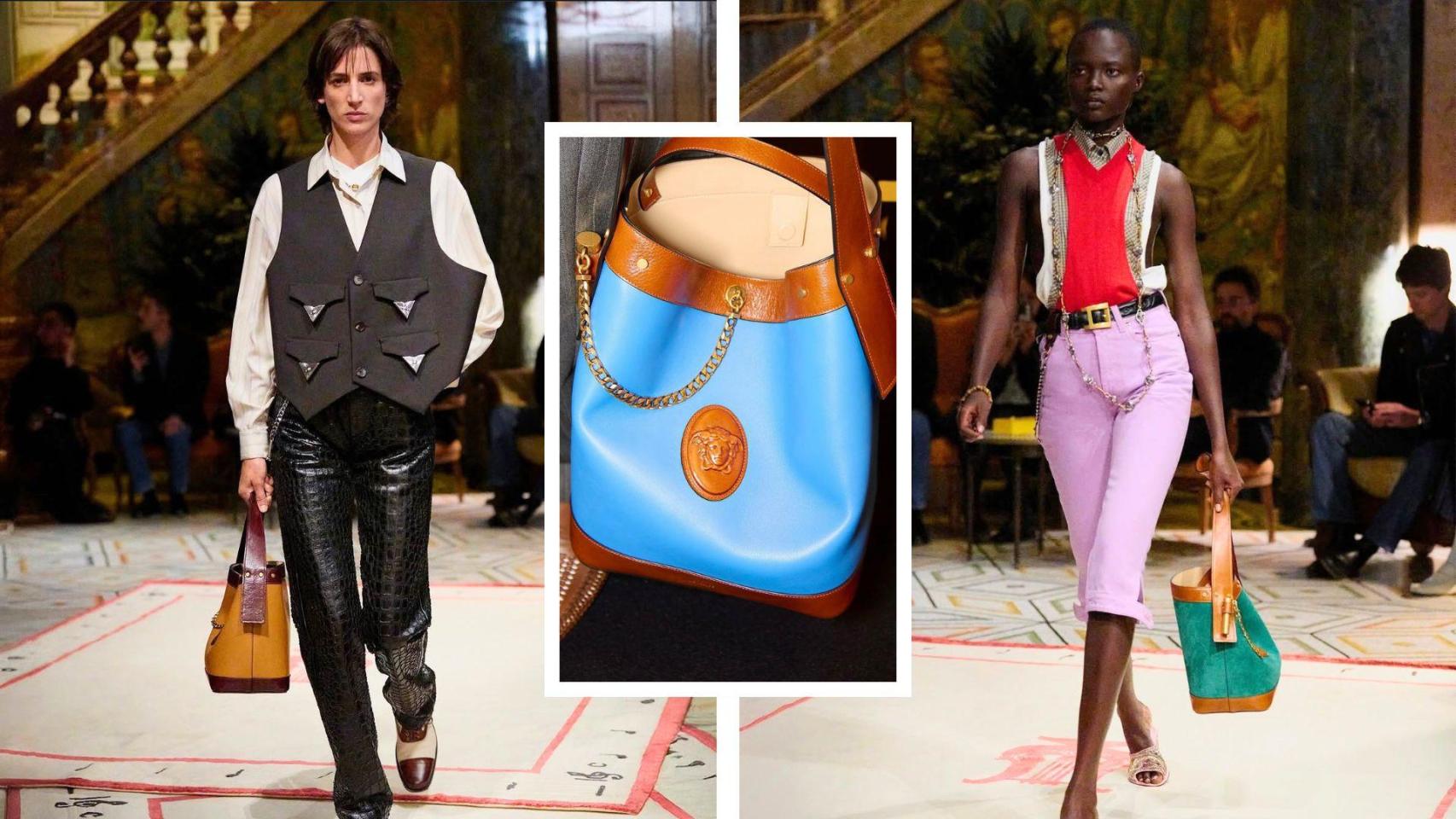 El bolso saco según Versace.