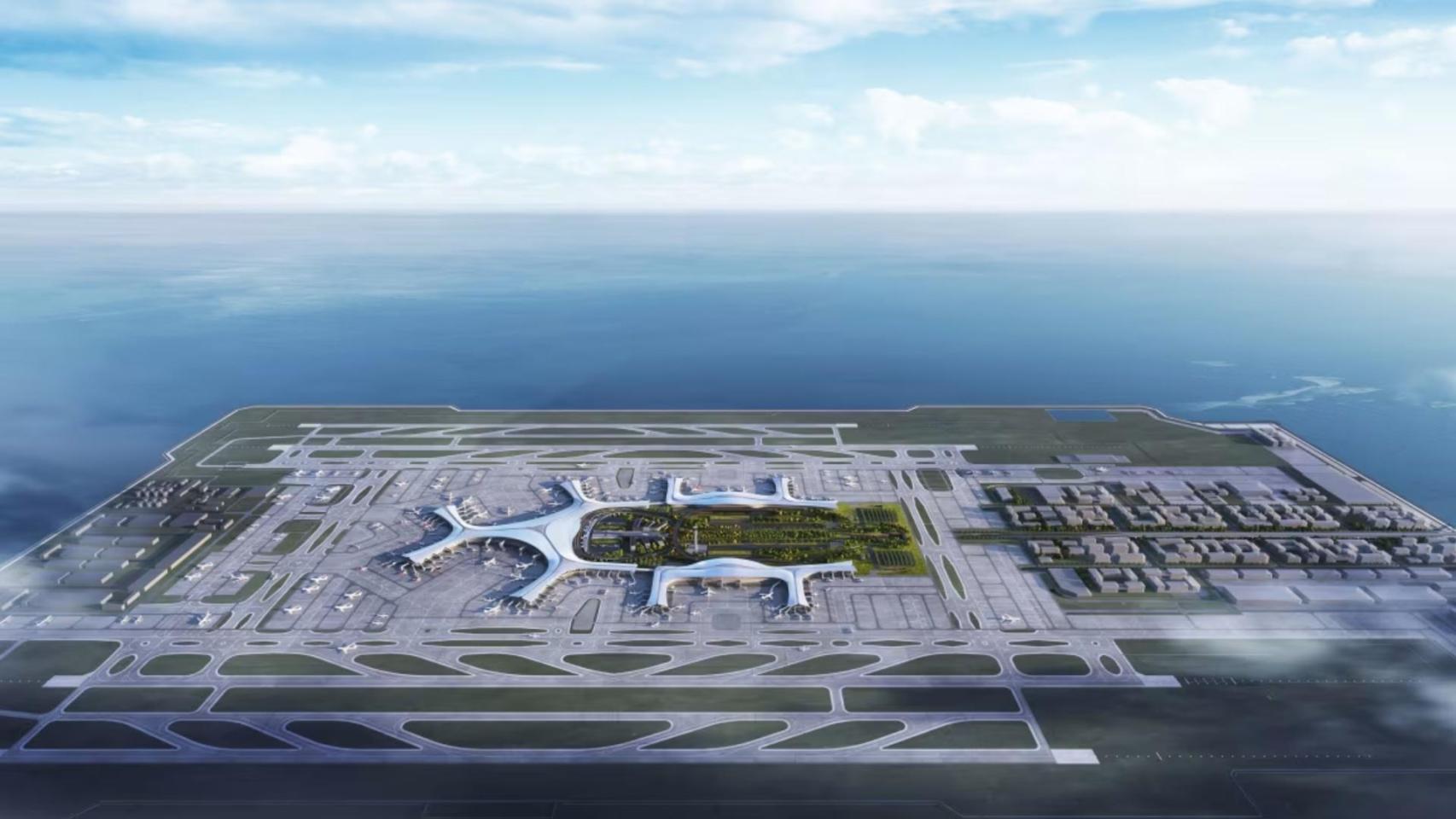 China cambia las reglas de la ingeniería con su nueva megaconstrucción marina para 80 millones de pasajeros