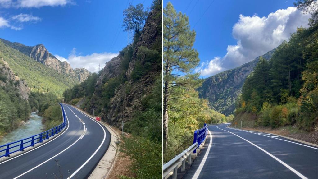 Paisajes del Pirineo de esta carretera