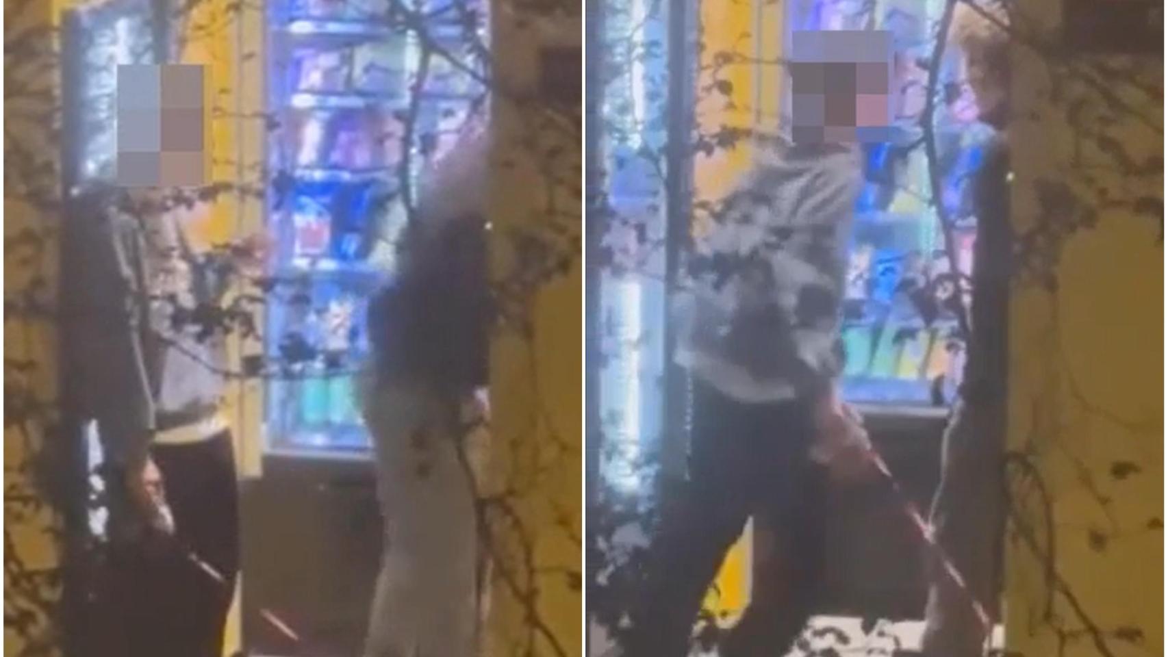 Dos jóvenes dañan máquinas vending en A Coruña