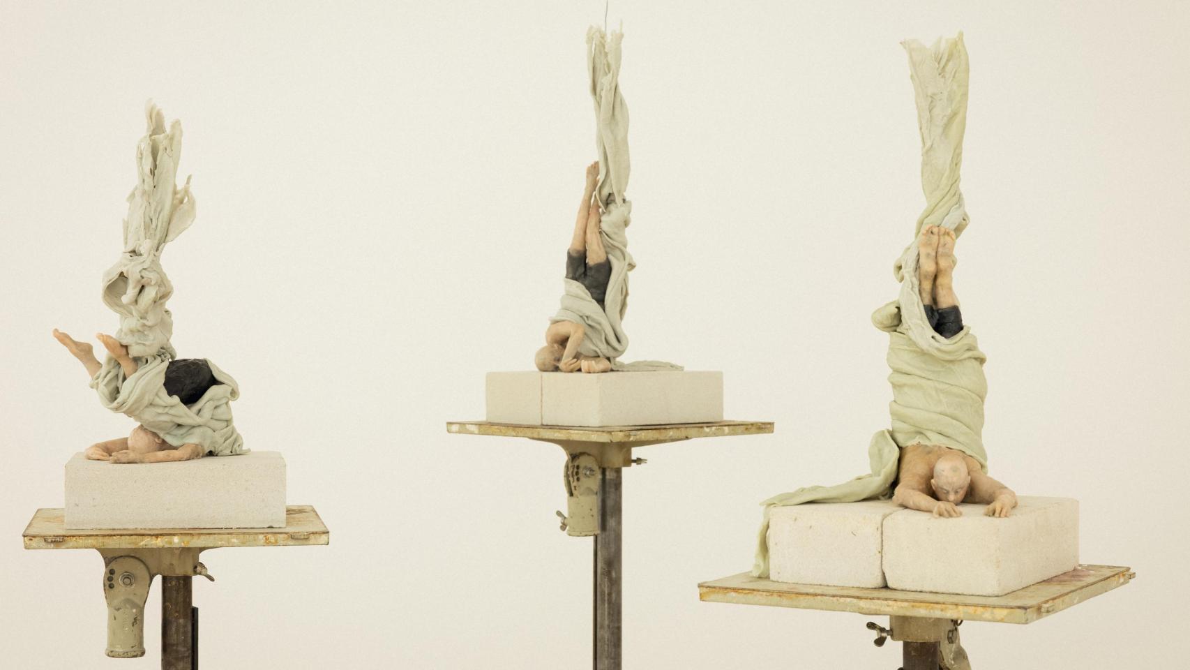 Alexandra Ranner: 'Grupo de tres figuras', 2023. Foto:  Manu Suárez