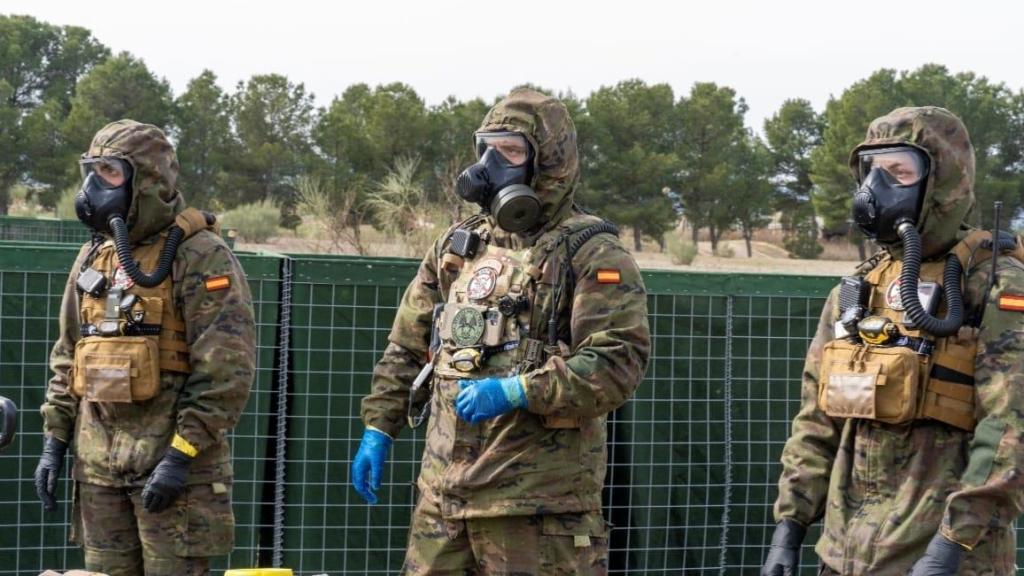 Tareas de descontaminación e intervención sanitaria.