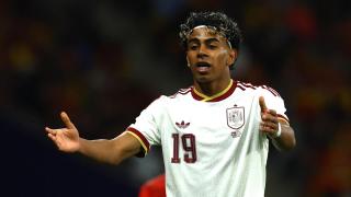 Lamine Yamal, con la selección