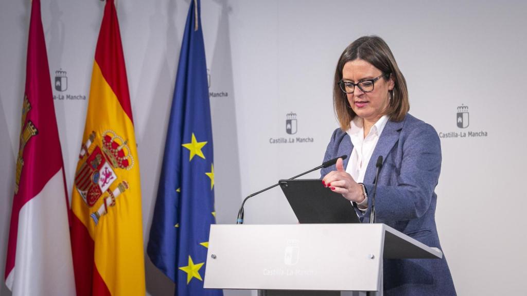 Esther Padilla, portavoz del Gobierno de Castilla-La Mancha.
